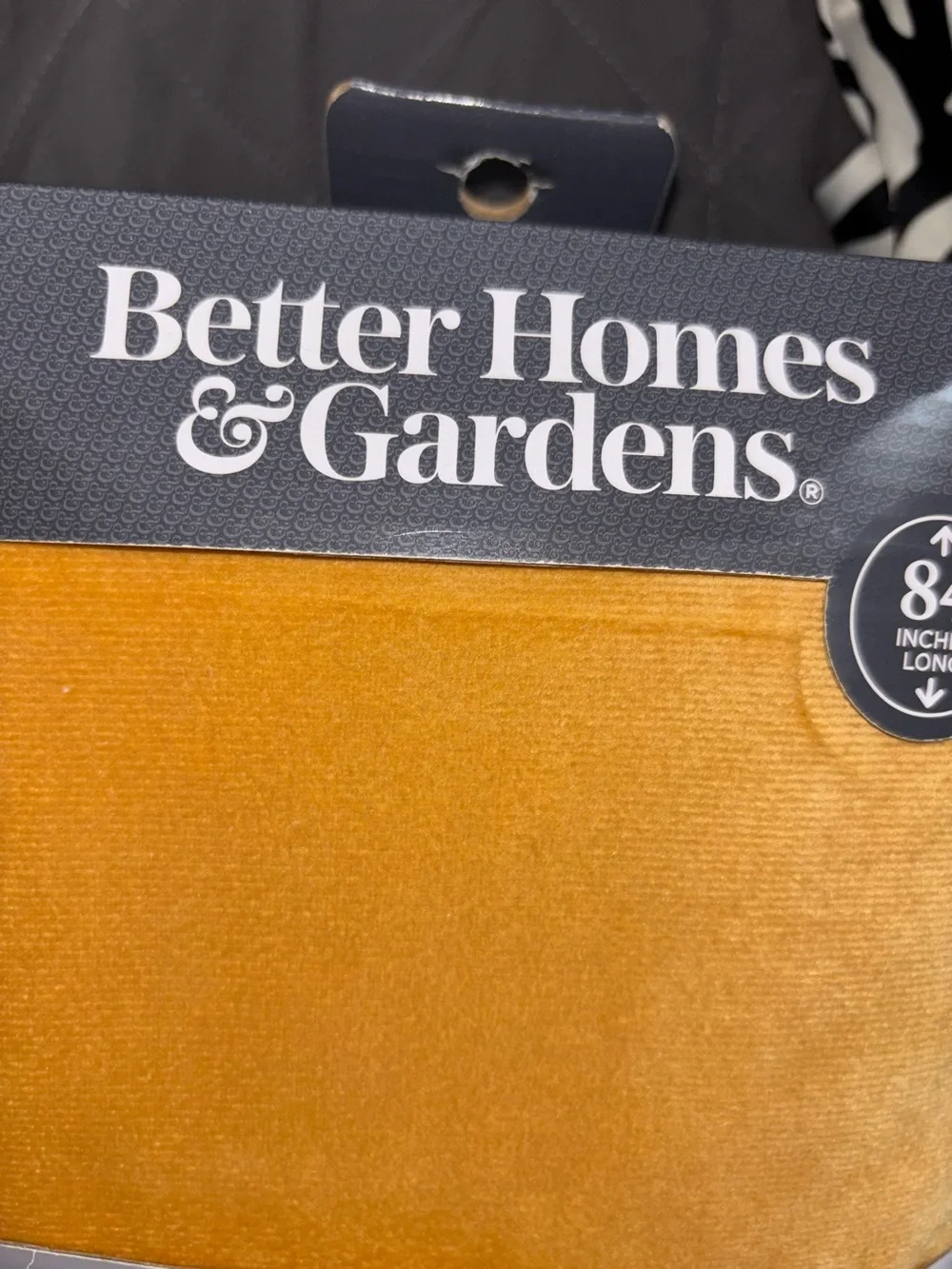 Better homes 84 inches 1 panel golden velvet 100% black out  (NWT)